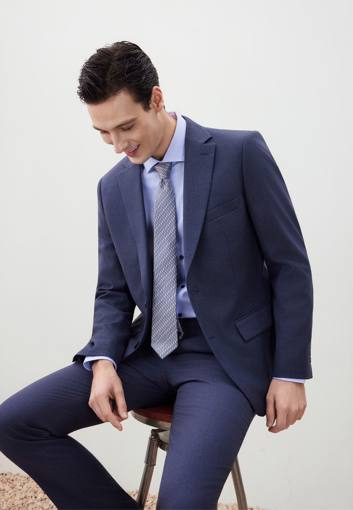 Men Clothing Non-Iron Shirt Smart Fit