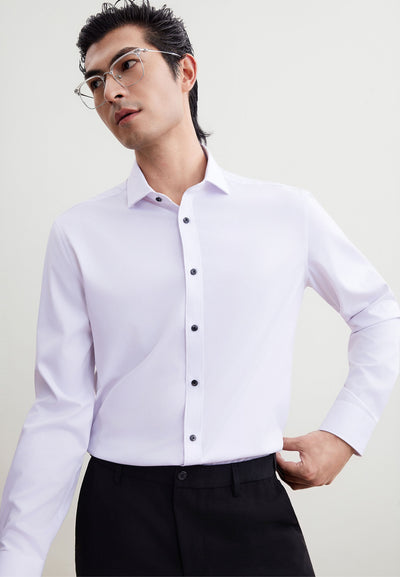 เสื้อเชิ้ตแขนยาวแบบทางการสำหรับผู้ชาย Smart Fit