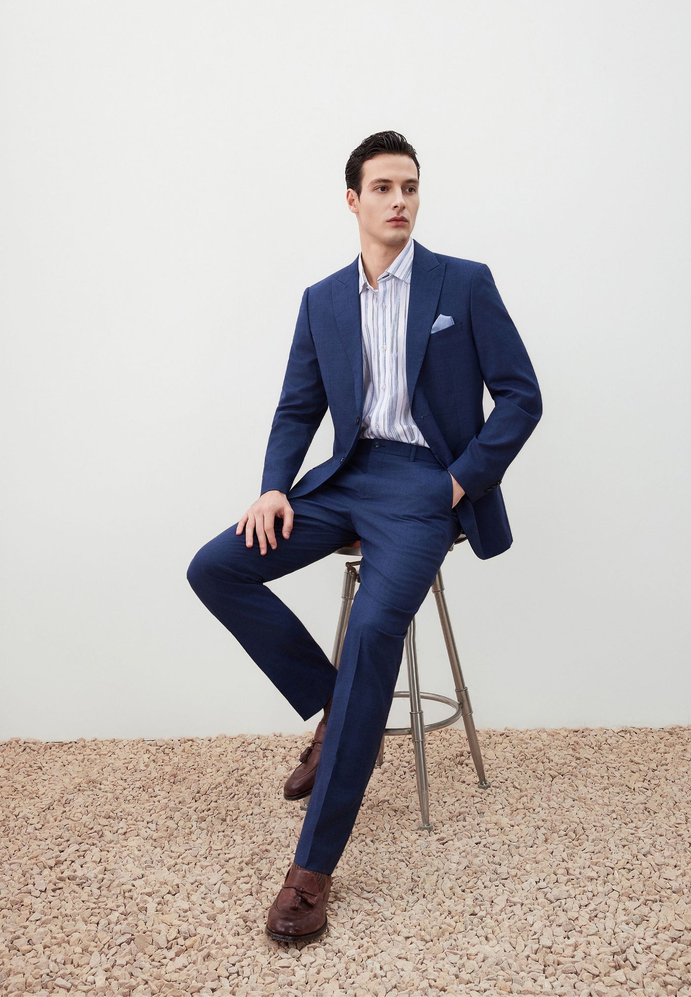 เสื้อเชิ้ตแขนสั้นลำลองสำหรับผู้ชาย Comfort Fit