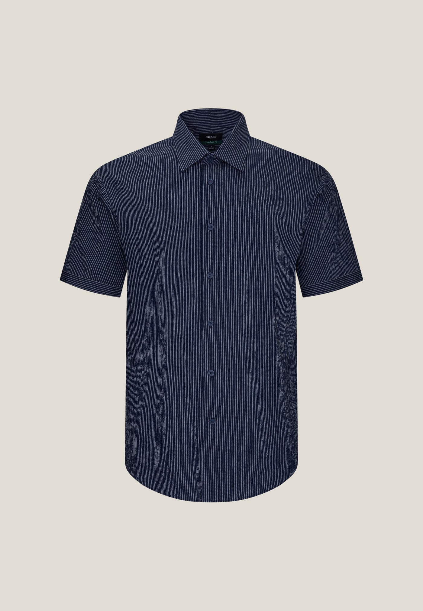 เสื้อเชิ้ตแขนสั้นลำลองสำหรับผู้ชาย Comfort Fit