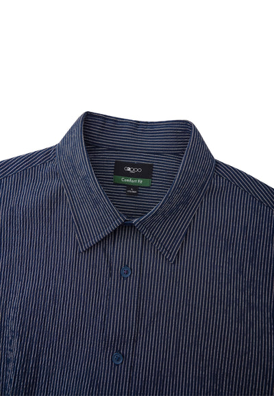 เสื้อเชิ้ตแขนสั้นลำลองสำหรับผู้ชาย Comfort Fit