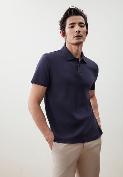 Men Clothing Cool Touch Polo Tee Smart Fit