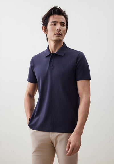 Men Clothing Cool Touch Polo Tee Smart Fit
