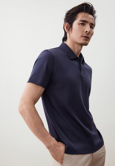 Men Clothing Cool Touch Polo Tee Smart Fit