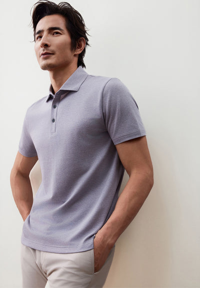 Men Clothing Cool Touch Polo Tee Smart Fit