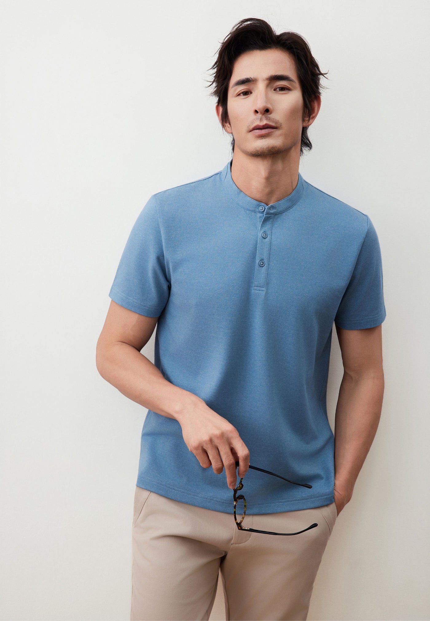 Men Clothing Cool Touch Polo Tee Smart Fit