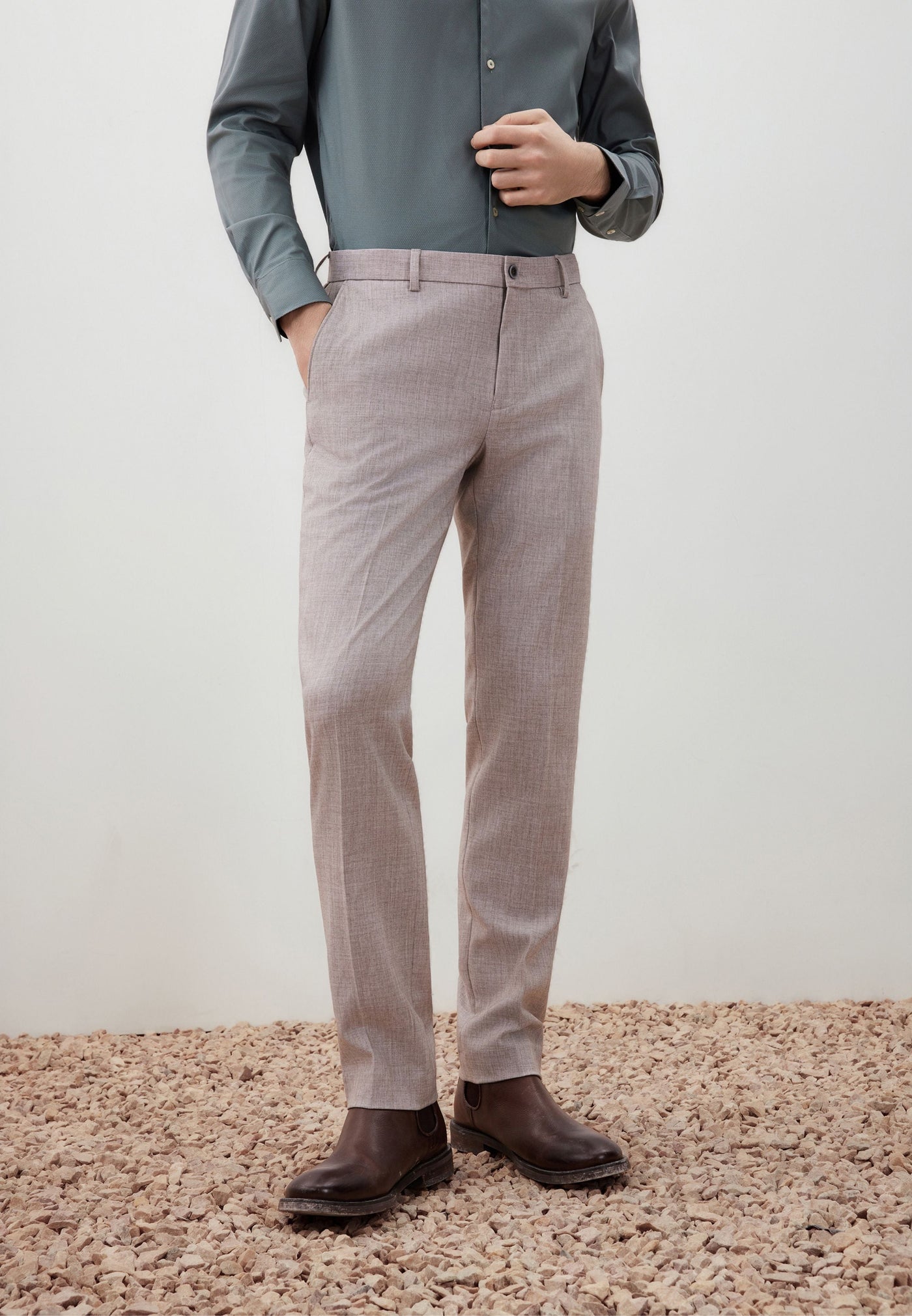 กางเกงสูทสำหรับผู้ชาย Smart Fit