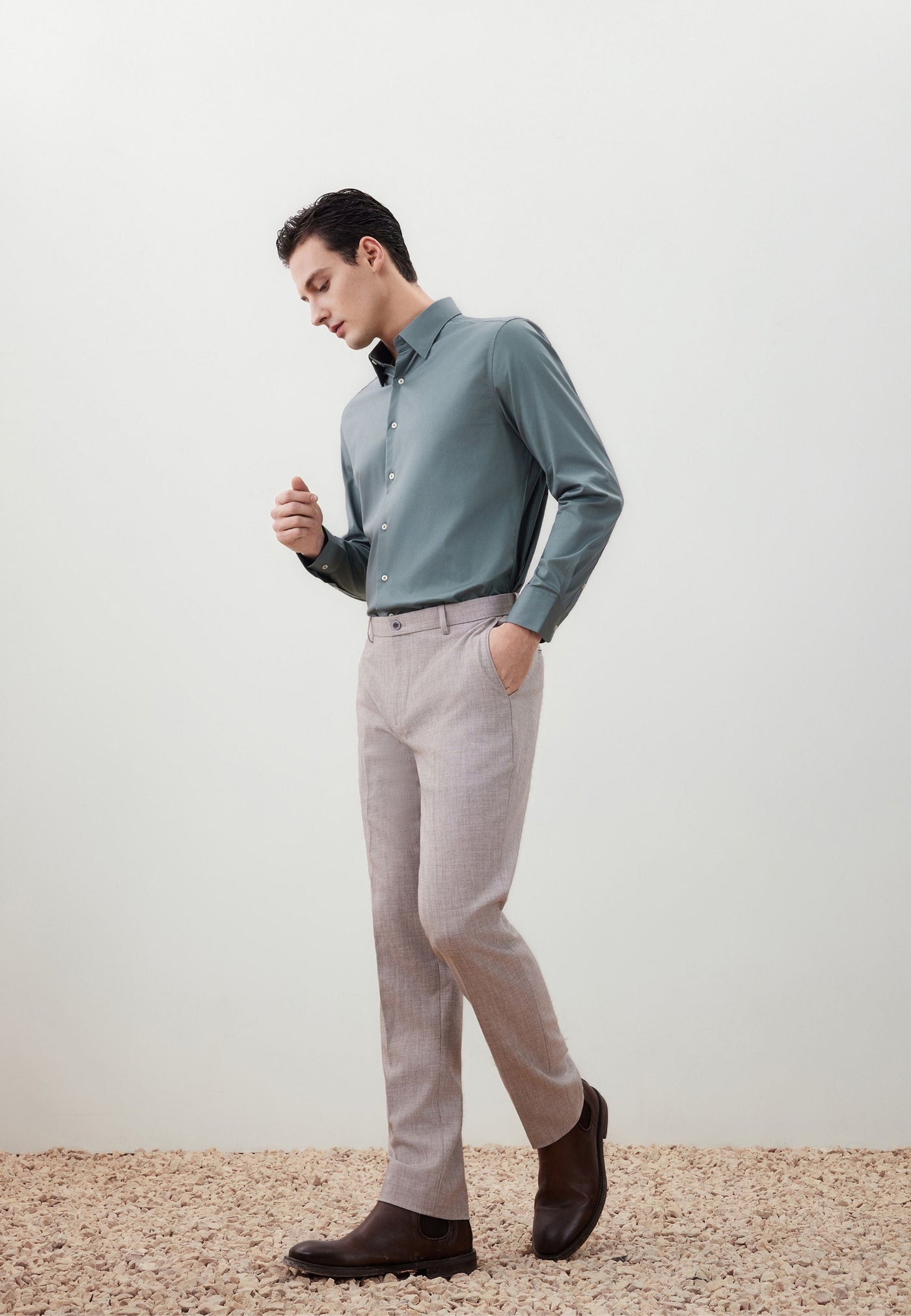 กางเกงสูทสำหรับผู้ชาย Smart Fit