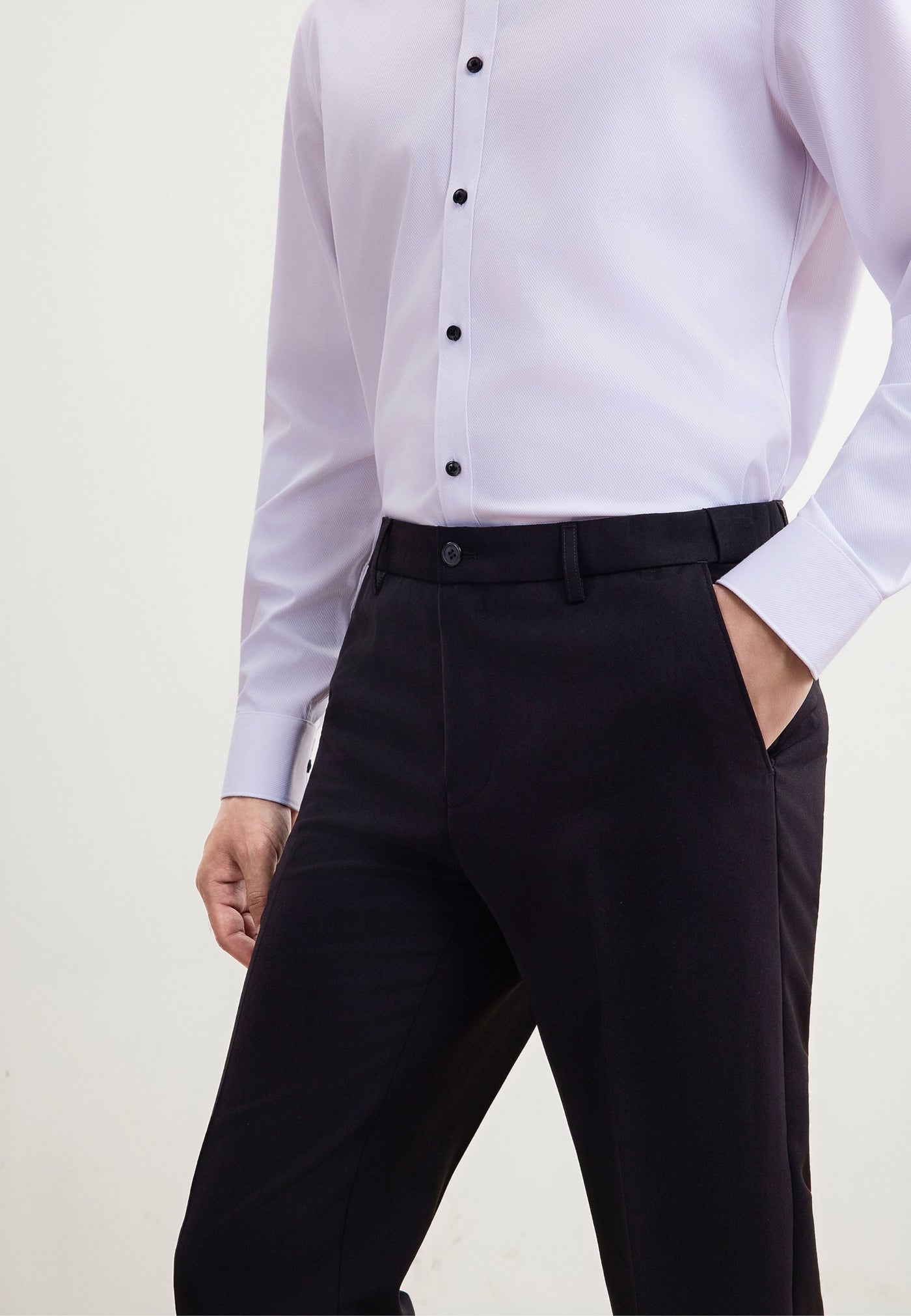 กางเกงขายาวแบบทางการสำหรับผู้ชาย Slim Fit