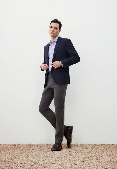 กางเกงขายาวแบบลำลองสำหรับผู้ชาย Slim Tapered Fit