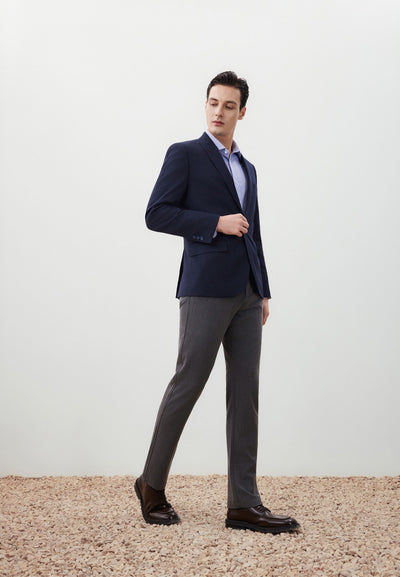 กางเกงขายาวแบบลำลองสำหรับผู้ชาย Slim Tapered Fit