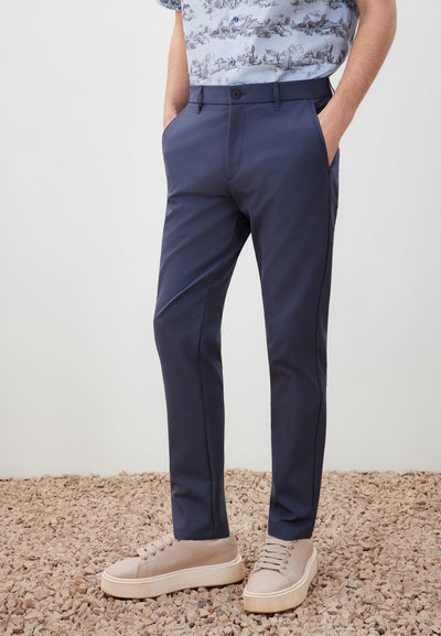 กางเกงขายาวแบบลำลองสำหรับผู้ชาย Slim Tapered Fit