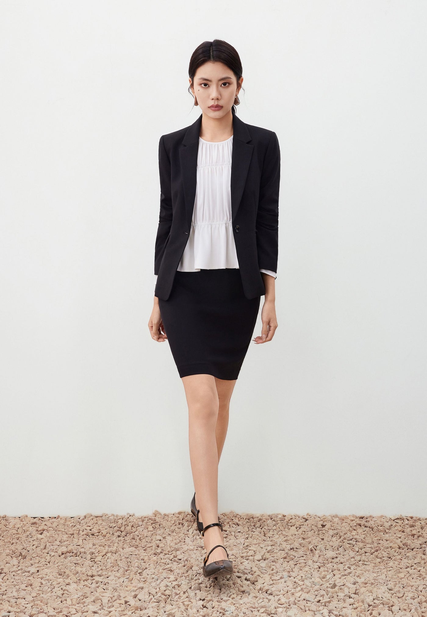 เสื้อสูทสำหรับผู้หญิง Slim Fit