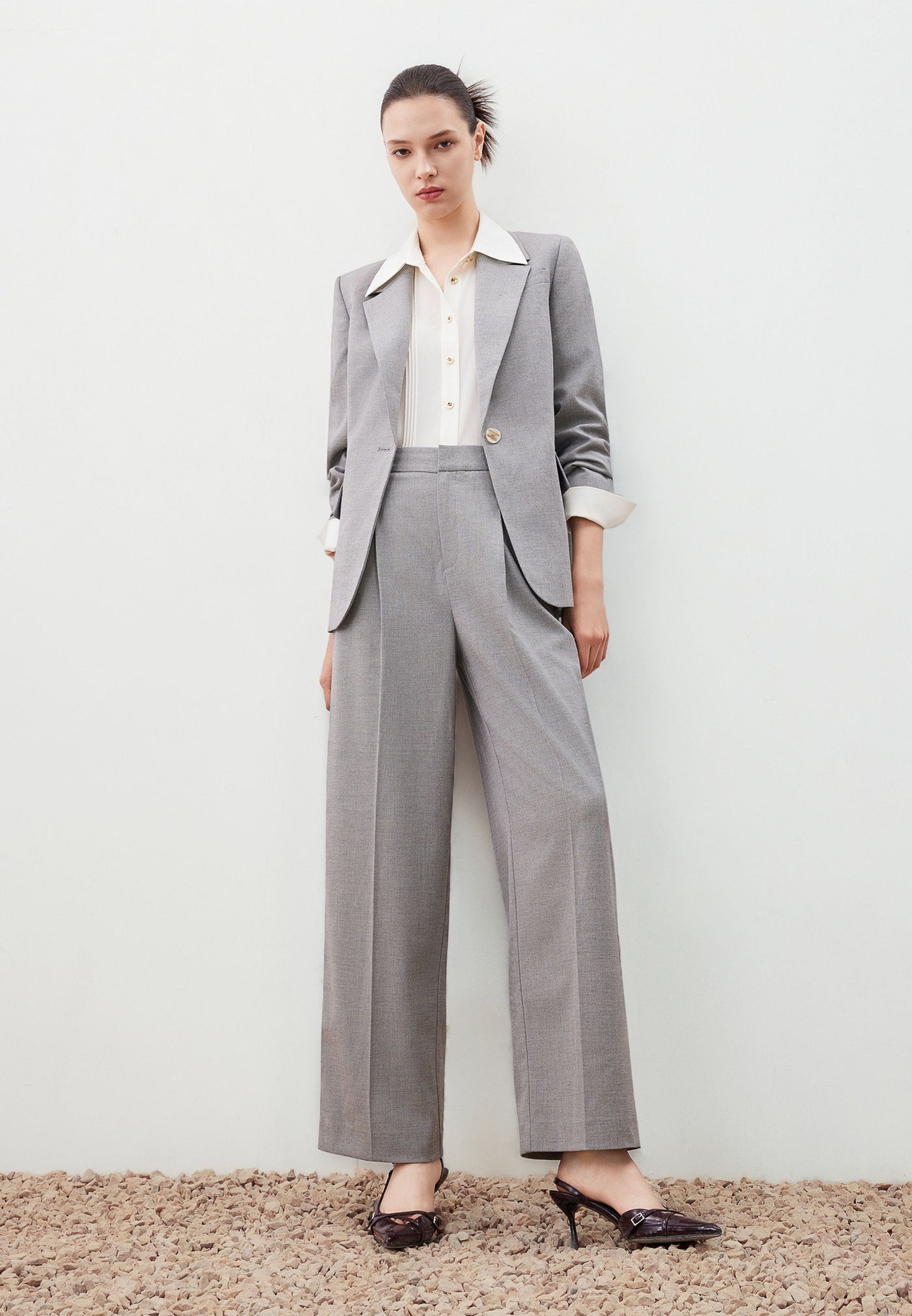 เสื้อสูทสำหรับผู้หญิง Relaxed Fit