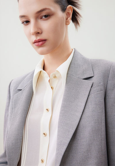 เสื้อสูทสำหรับผู้หญิง Relaxed Fit