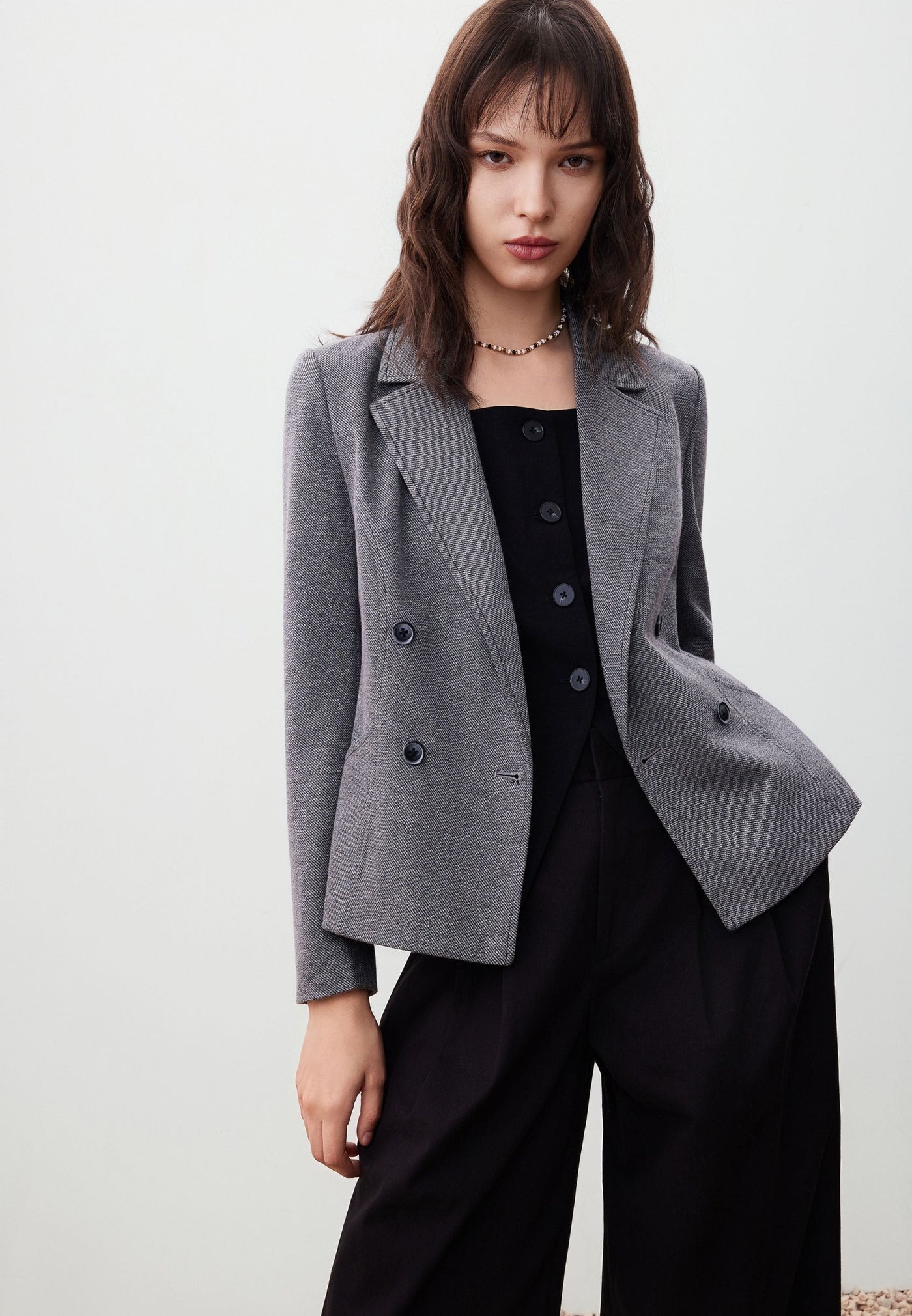 เสื้อเบลเซอร์สำหรับผู้หญิง Slim Fit