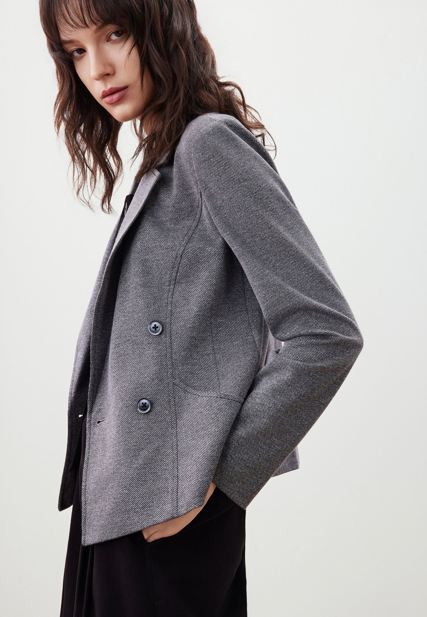 เสื้อเบลเซอร์สำหรับผู้หญิง Slim Fit