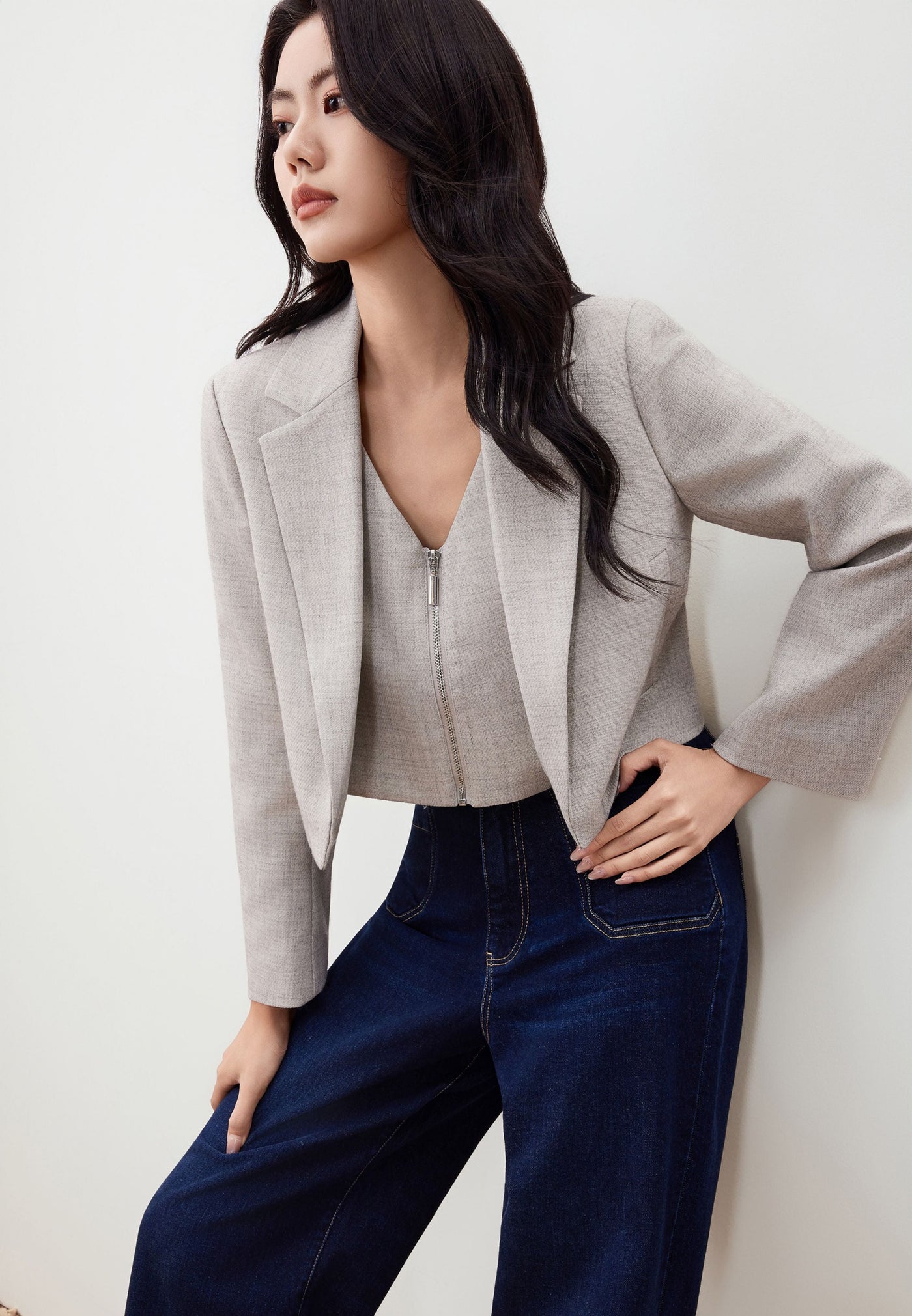 เสื้อเบลเซอร์สำหรับผู้หญิง Weekend Fit