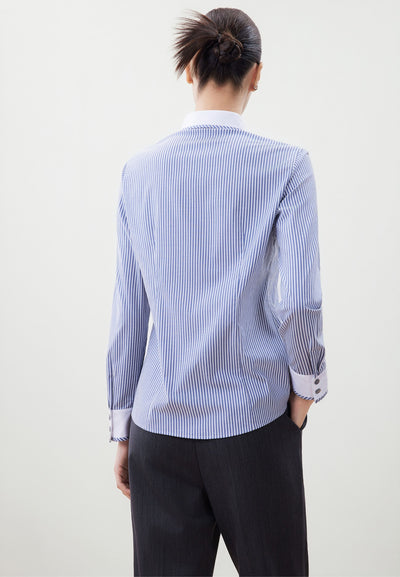เสื้อเชิ้ตแบบทางการสำหรับผู้หญิง Slim Fit