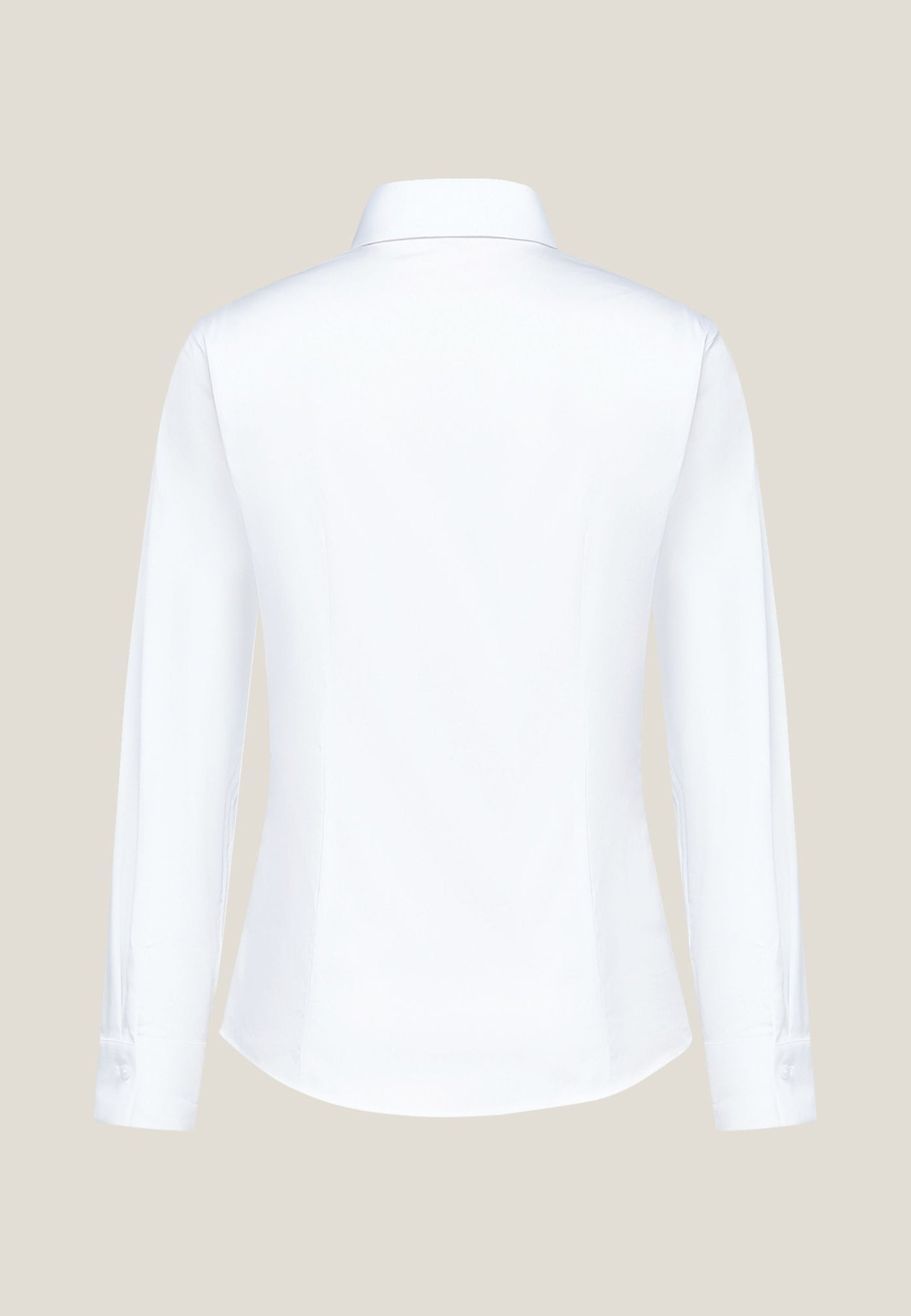 Women Clothing Easy Care Tie Shirt Slim Fit