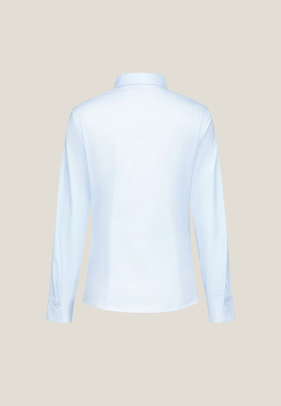 Women Clothing Easy Care Tie Shirt Slim Fit