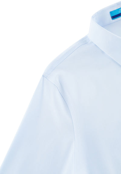 Women Clothing Easy Care Tie Shirt Slim Fit