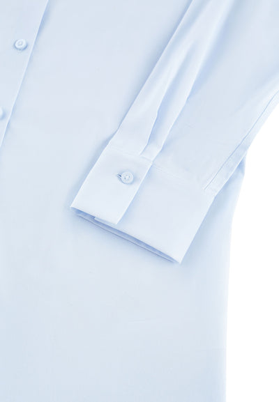 Women Clothing Easy Care Tie Shirt Slim Fit