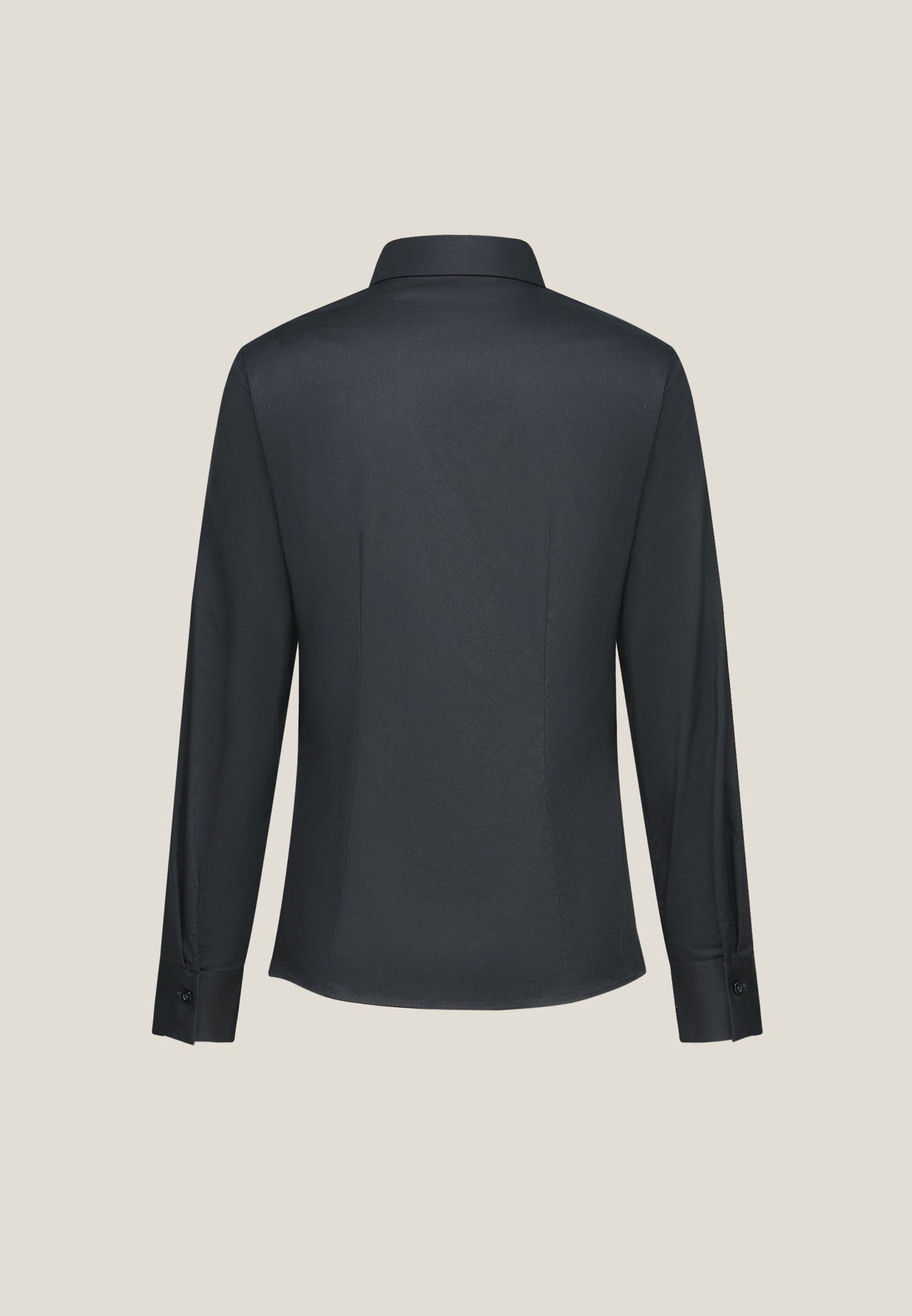 Women Clothing Easy Care Tie Shirt Slim Fit