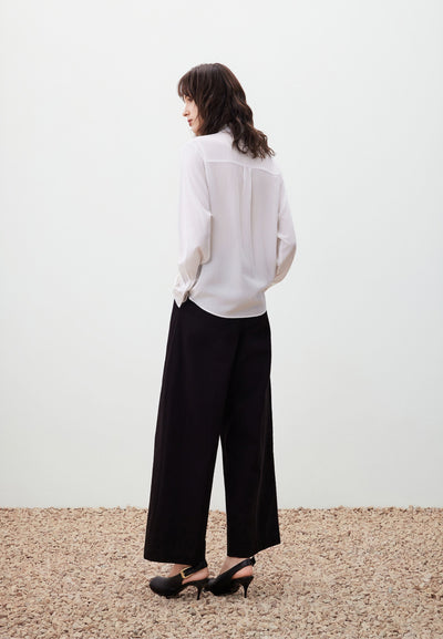 Women Clothing Lyocell Ace Twill Shirt Relaxed Fit