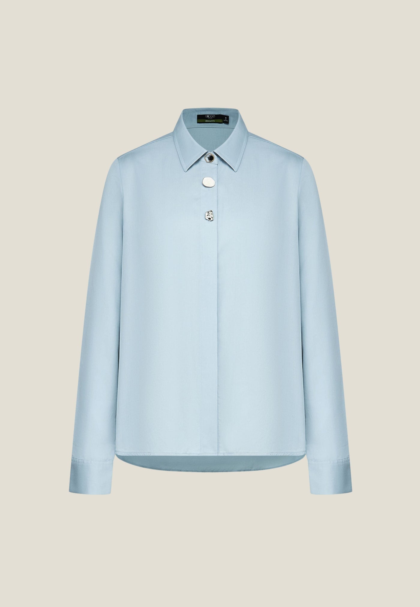 Women Clothing Lyocell Ace Twill Shirt Relaxed Fit