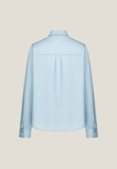 Women Clothing Lyocell Ace Twill Shirt Relaxed Fit