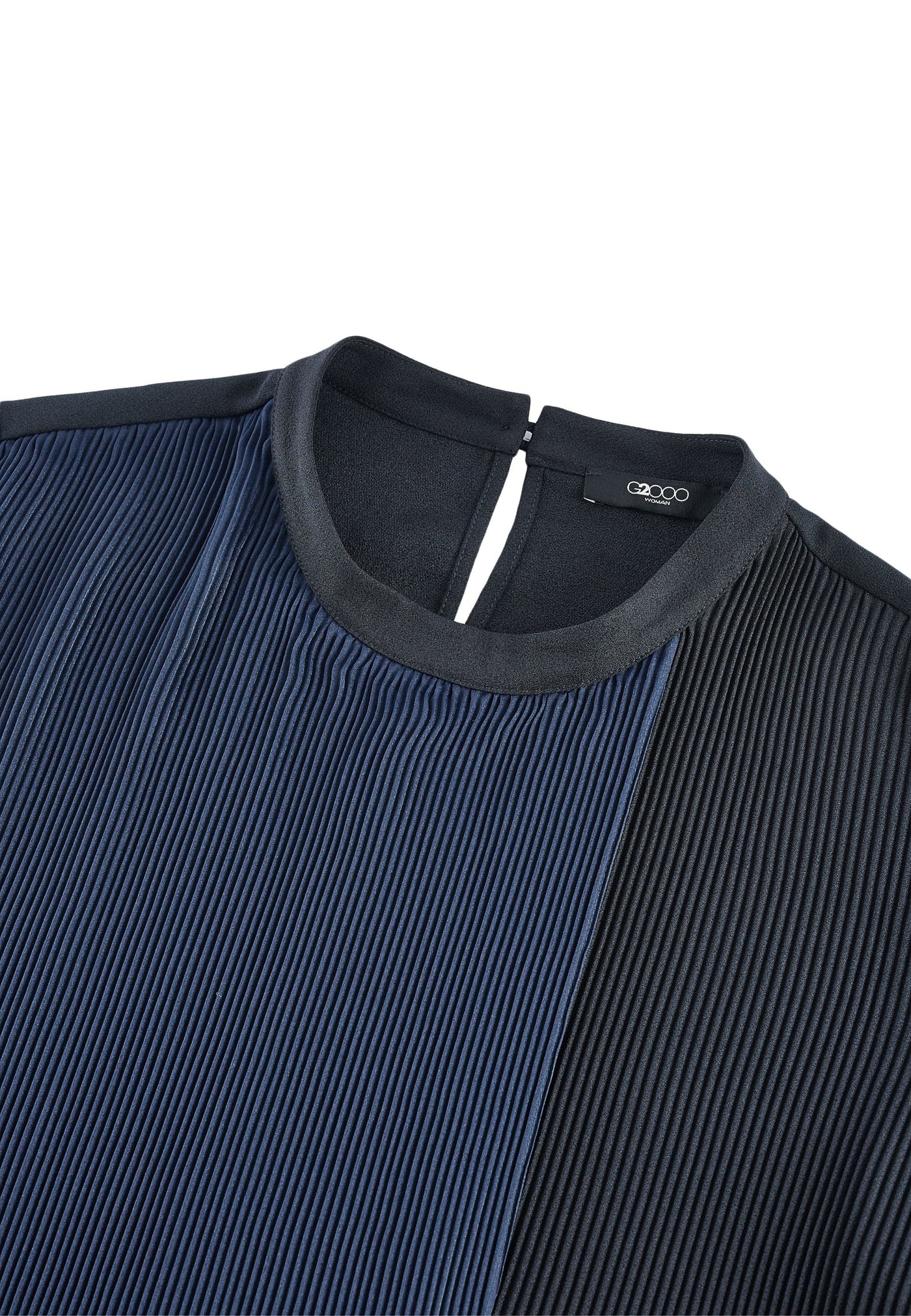Women Clothing Gradient Pleat Puff Sleeve Blouse Regular Fit