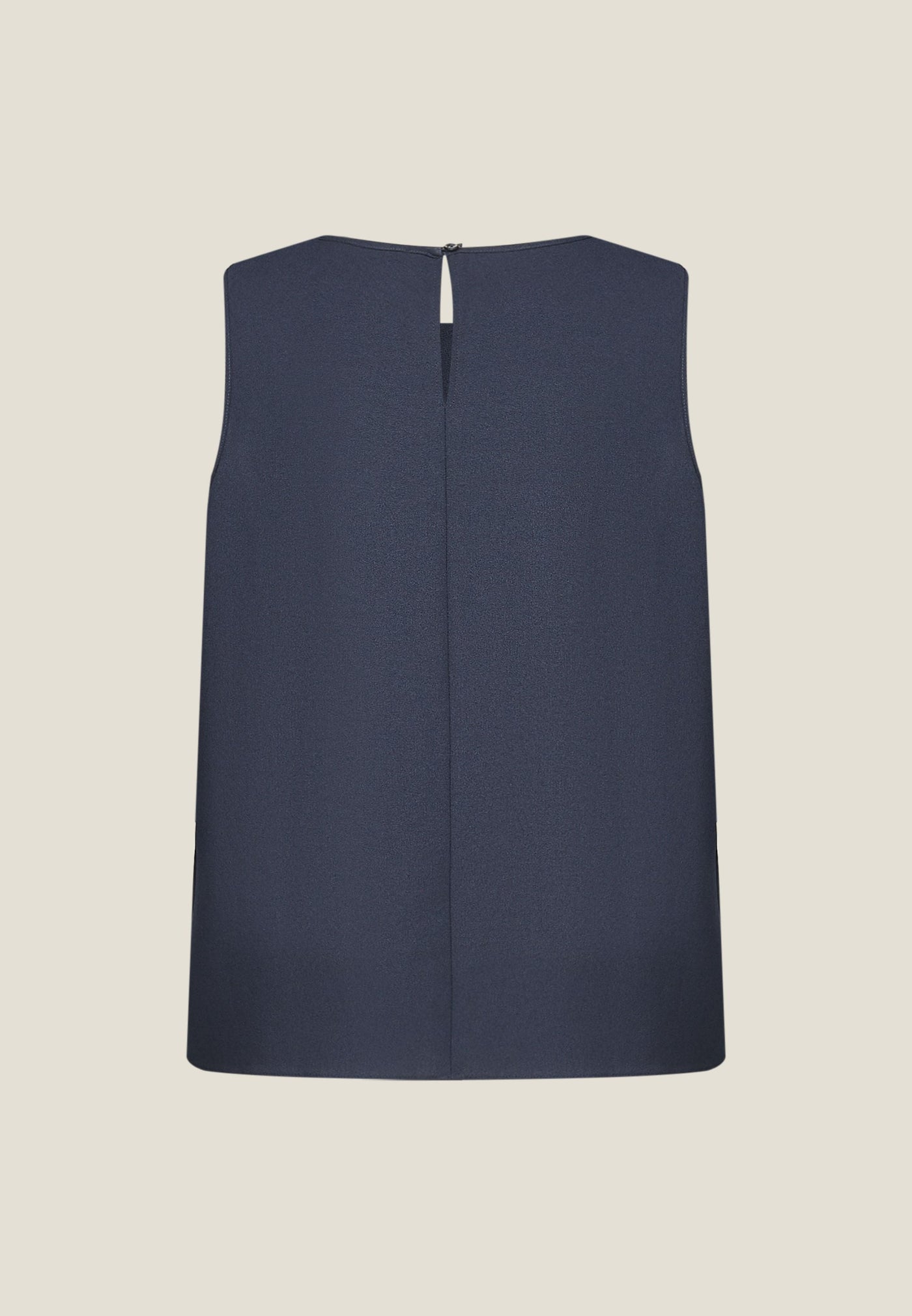 Women Clothing Sleeveless Gradient Pleat Puff Shoulder Blouse Regular Fit