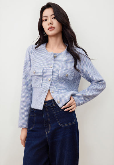 เสื้อคาร์ดิแกนสำหรับผู้หญิง Regular Fit