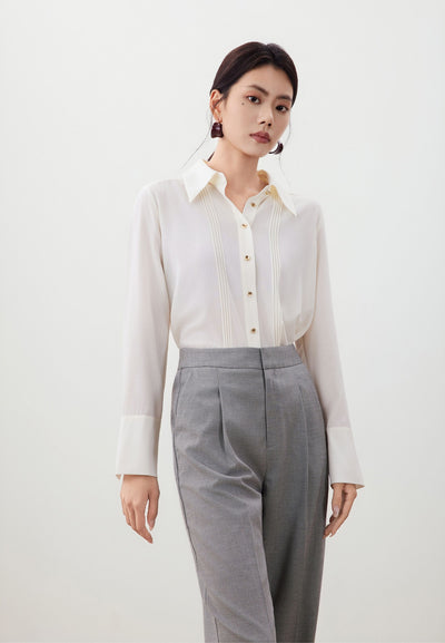 เสื้อเบลาส์สำหรับผู้หญิง Relaxed Fit