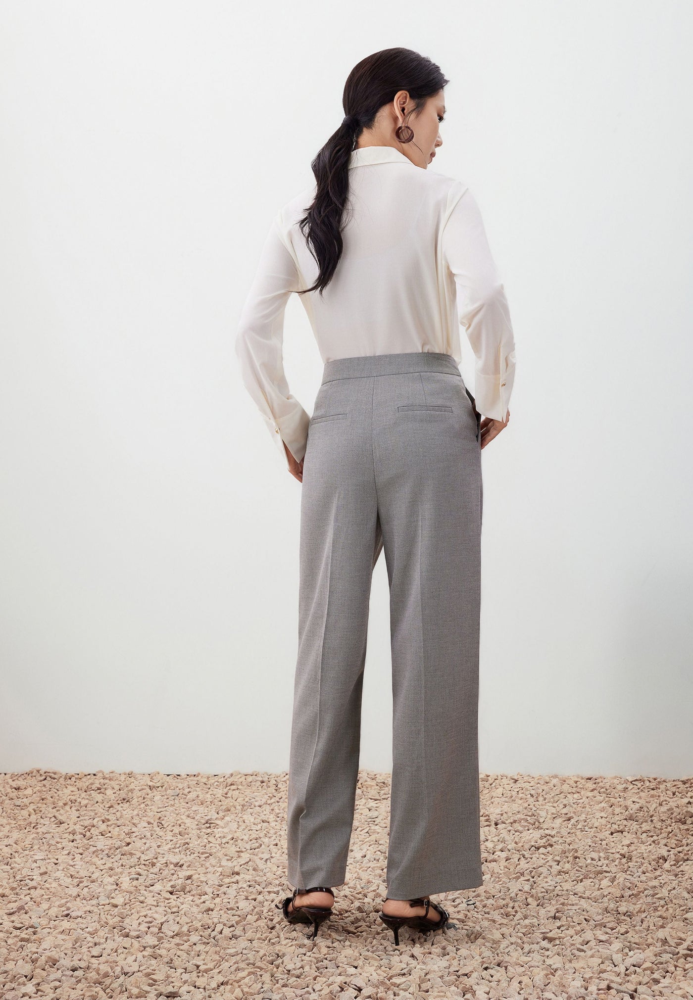 เสื้อเบลาส์สำหรับผู้หญิง Relaxed Fit