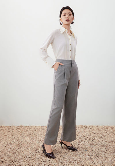 เสื้อเบลาส์สำหรับผู้หญิง Relaxed Fit