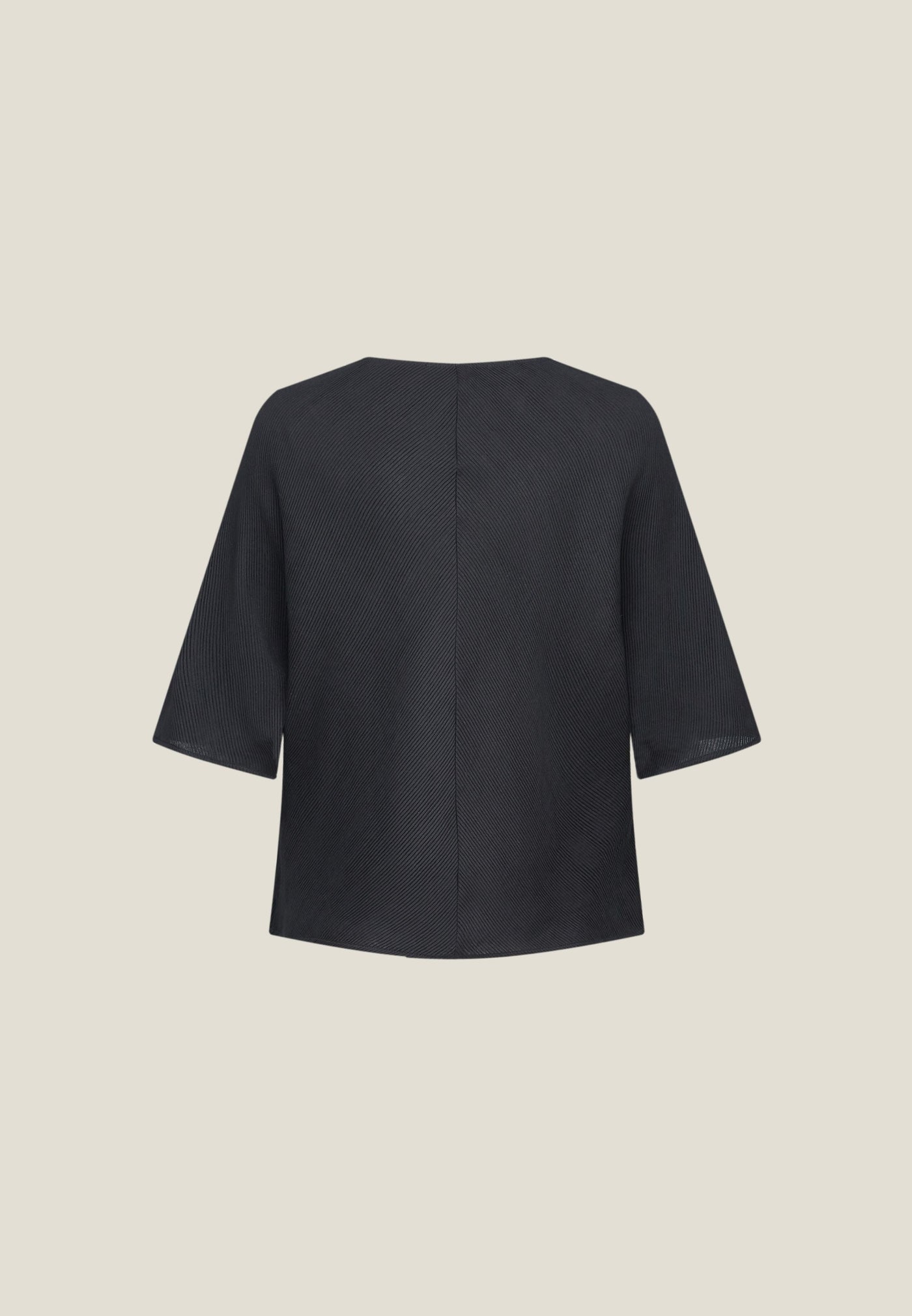 Women Clothing Textured Fabric V-Neck Top NO FIT