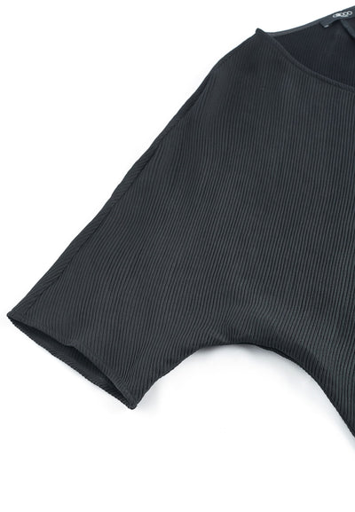 Women Clothing Textured Fabric V-Neck Top NO FIT