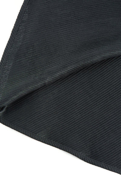 Women Clothing Textured Fabric V-Neck Top NO FIT