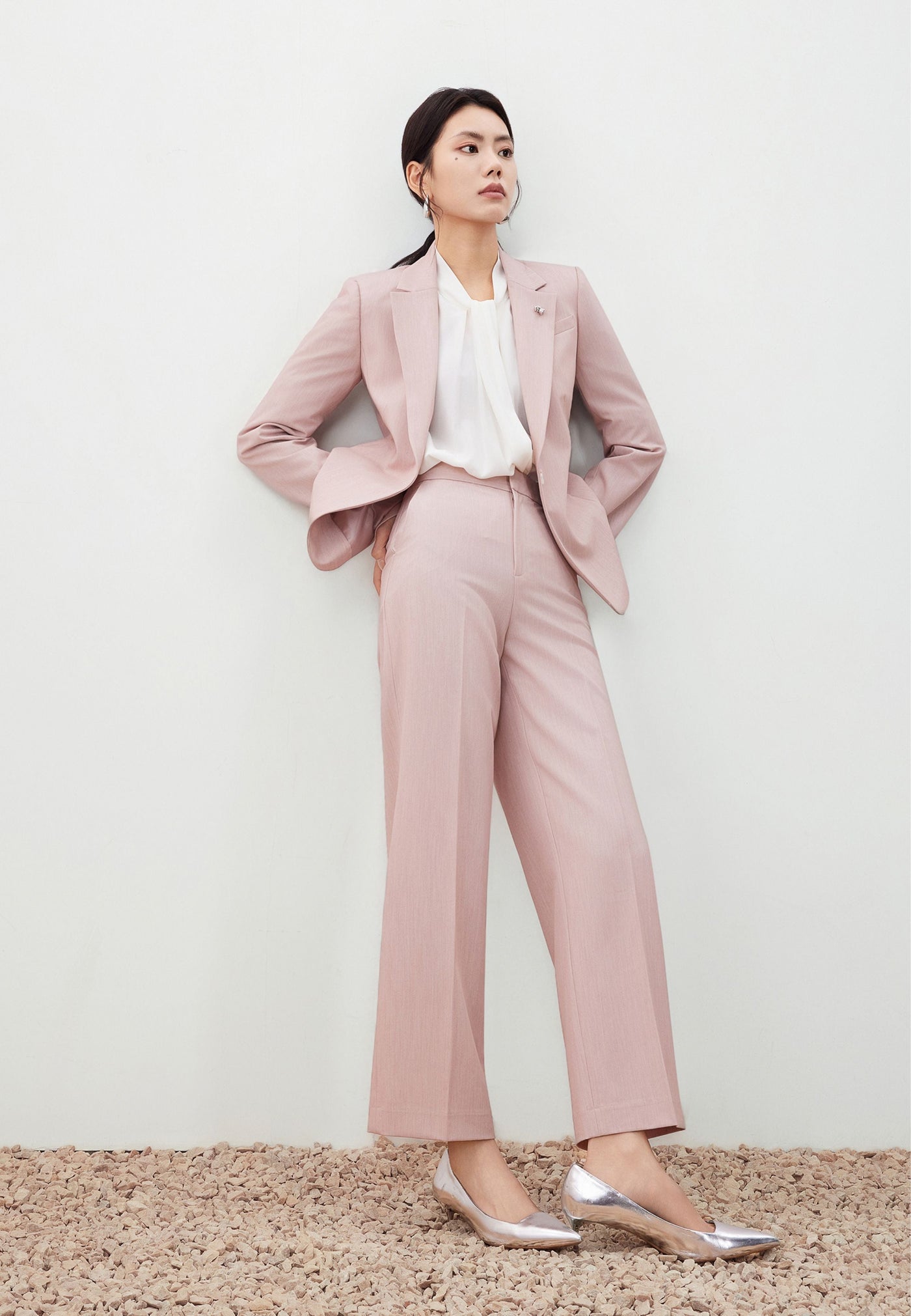 Women Clothing Draped Tie Detail Blouse Regular Fit