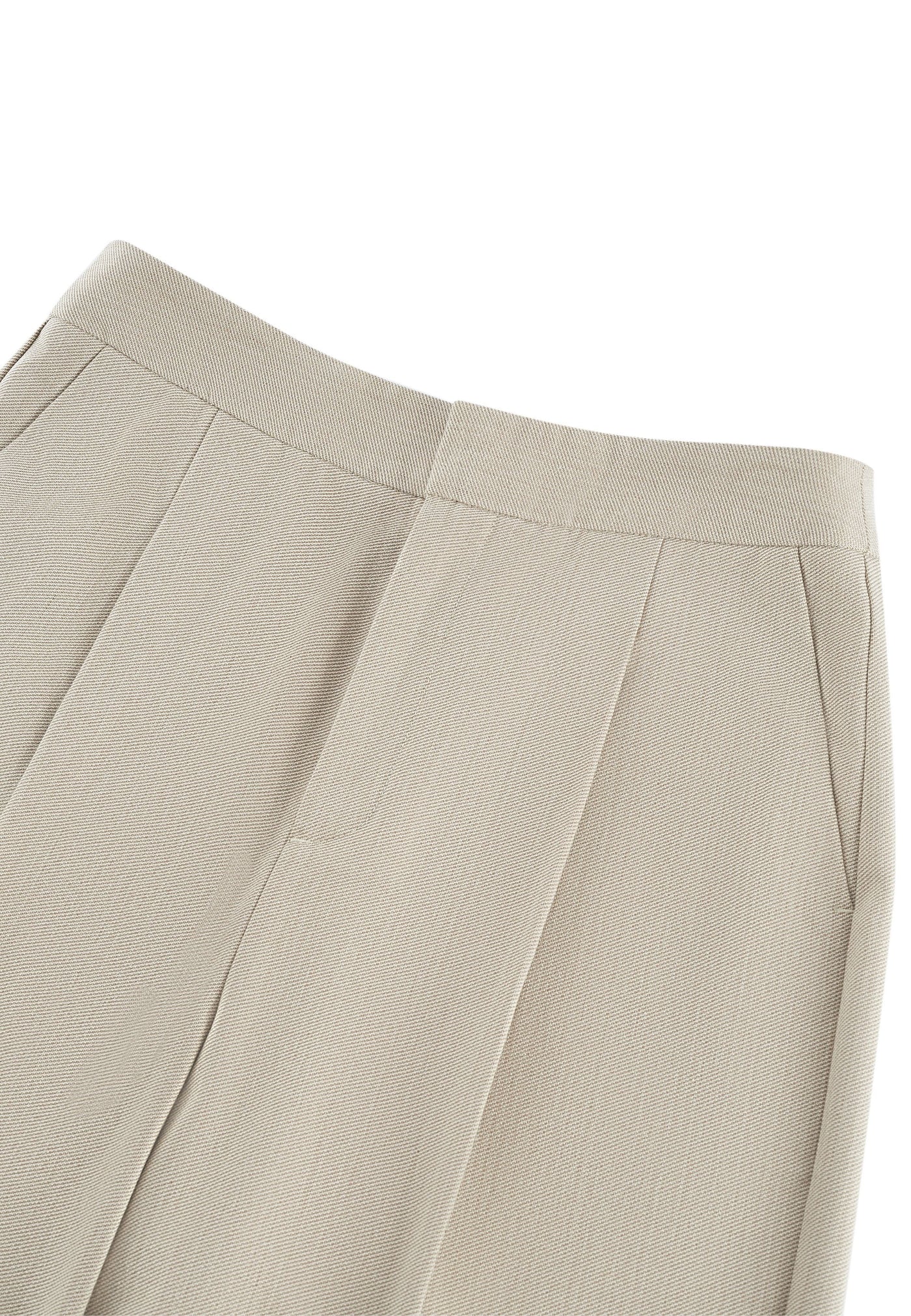กางเกงสูทสำหรับผู้หญิง Relaxed Straight Leg