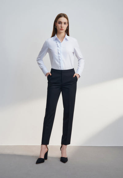 กางเกงสูทสำหรับผู้หญิง Cigarette Shape