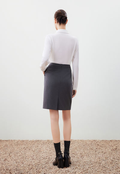Women Clothing Tailored Pencil Skirt Pencil Skirt Slim Fit