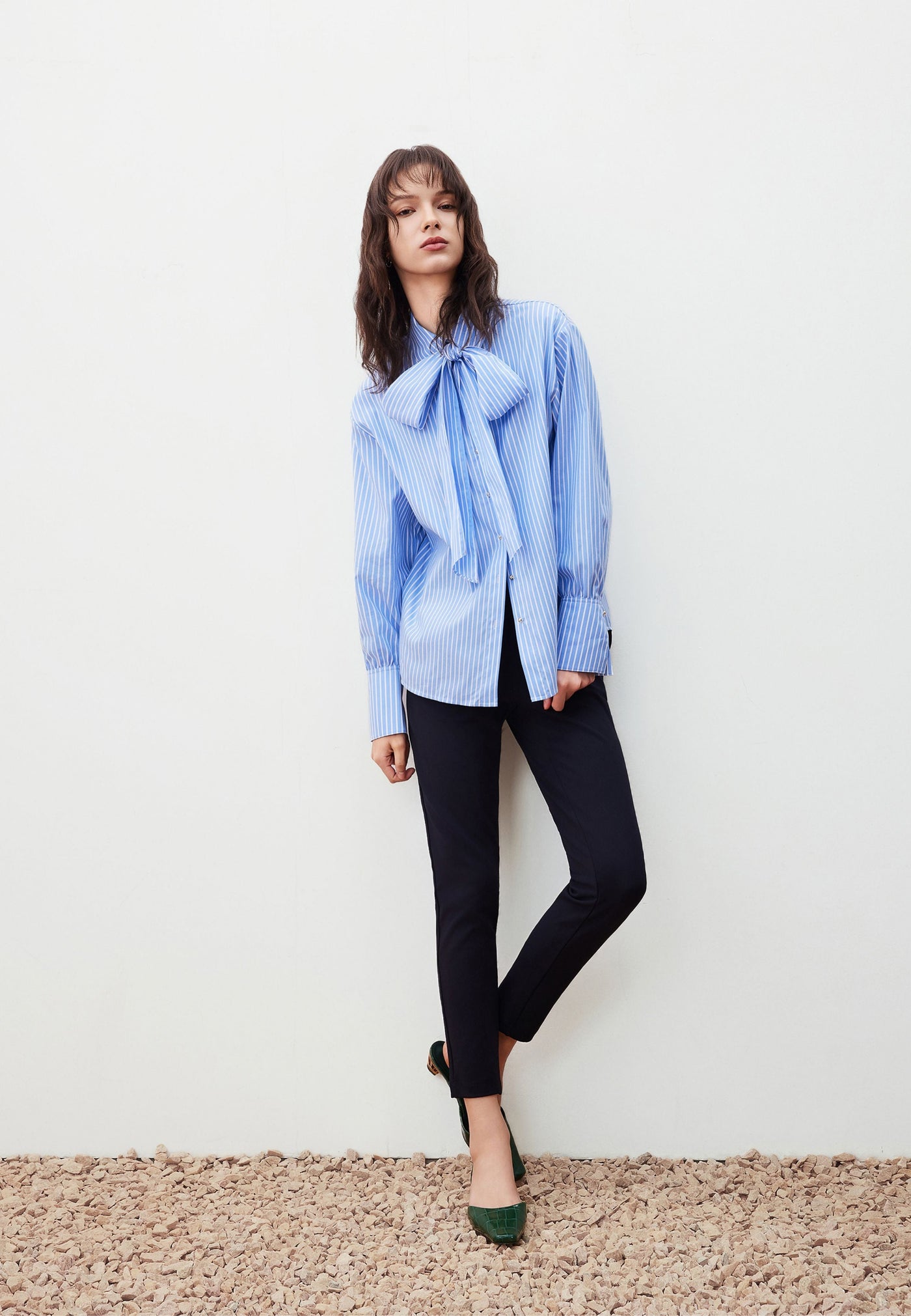 กางเกงขายาวสำหรับผู้หญิง Skinny Shape