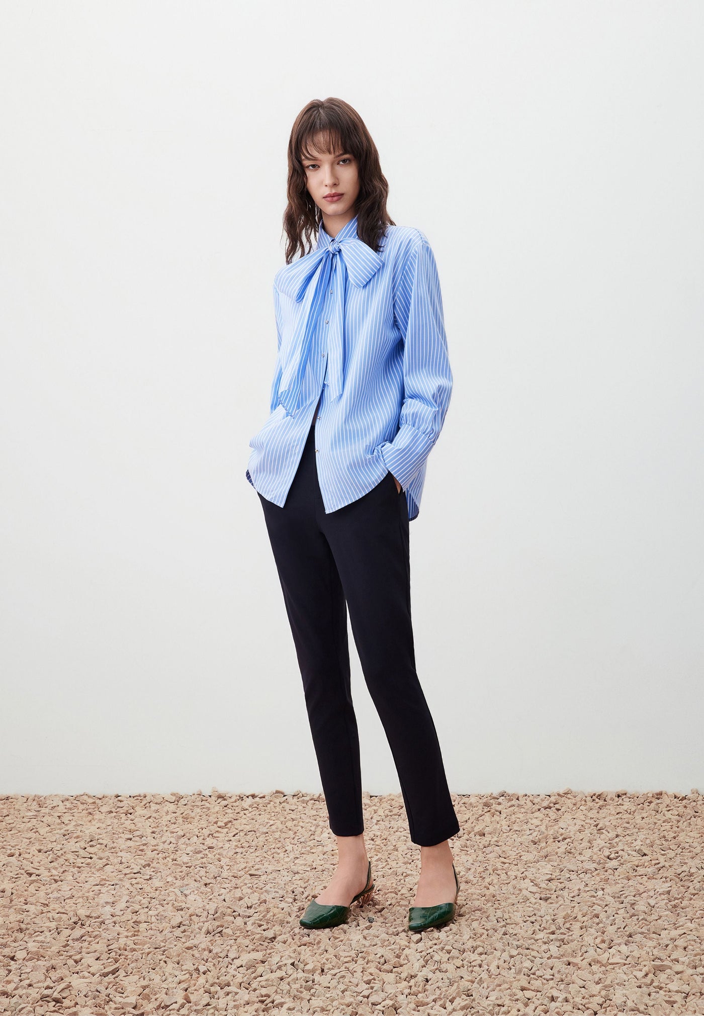 กางเกงขายาวสำหรับผู้หญิง Skinny Shape