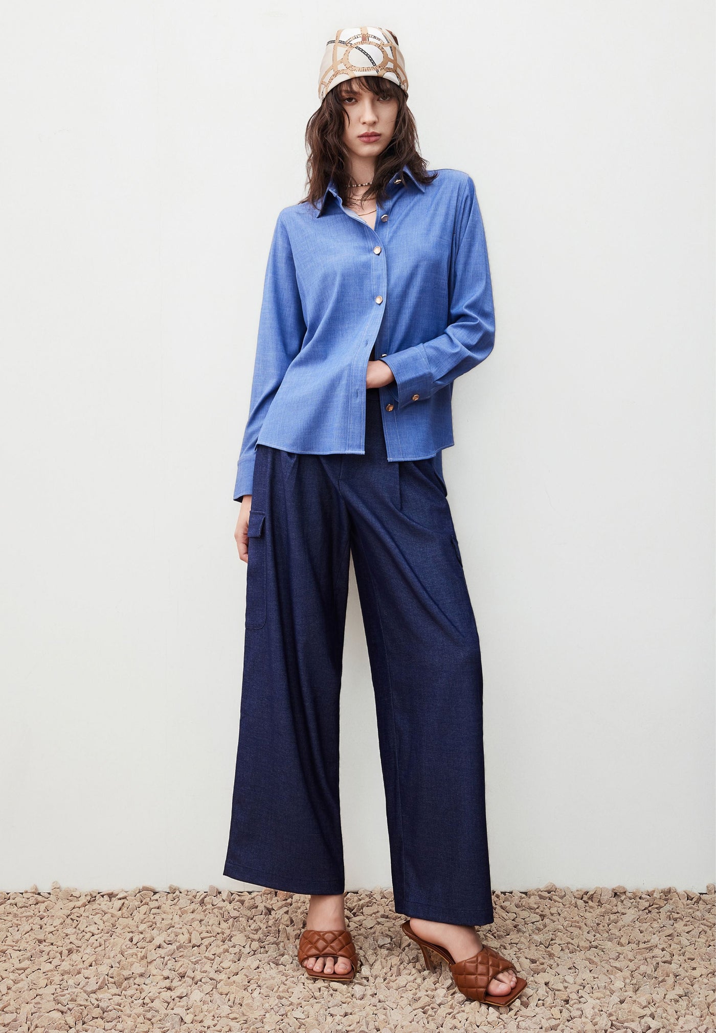 กางเกงขายาวสำหรับผู้หญิง Wide leg