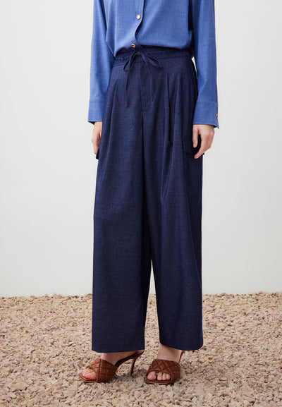 กางเกงขายาวสำหรับผู้หญิง Wide leg