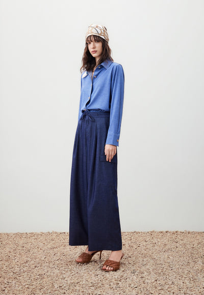 กางเกงขายาวสำหรับผู้หญิง Wide leg