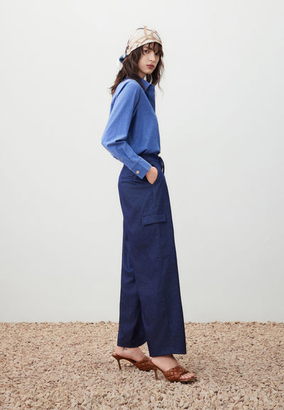 กางเกงขายาวสำหรับผู้หญิง Wide leg